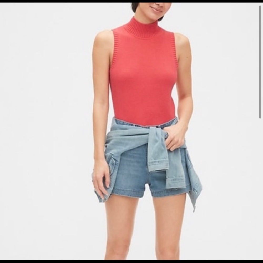GAP Mock neck knit tank